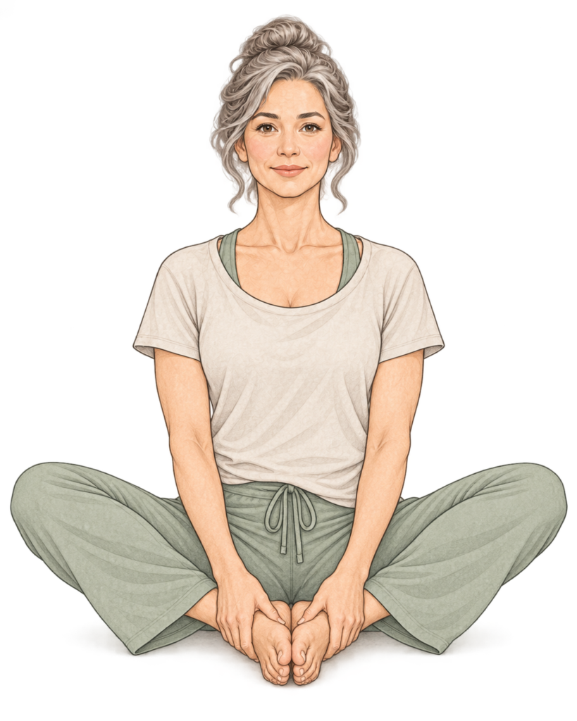 Bhadrasana, posture favorable en yoga
