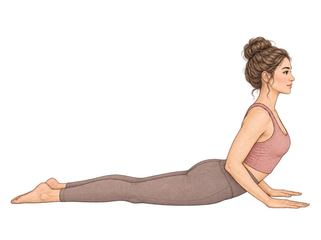 Bhujangasana, posture du cobra en yoga