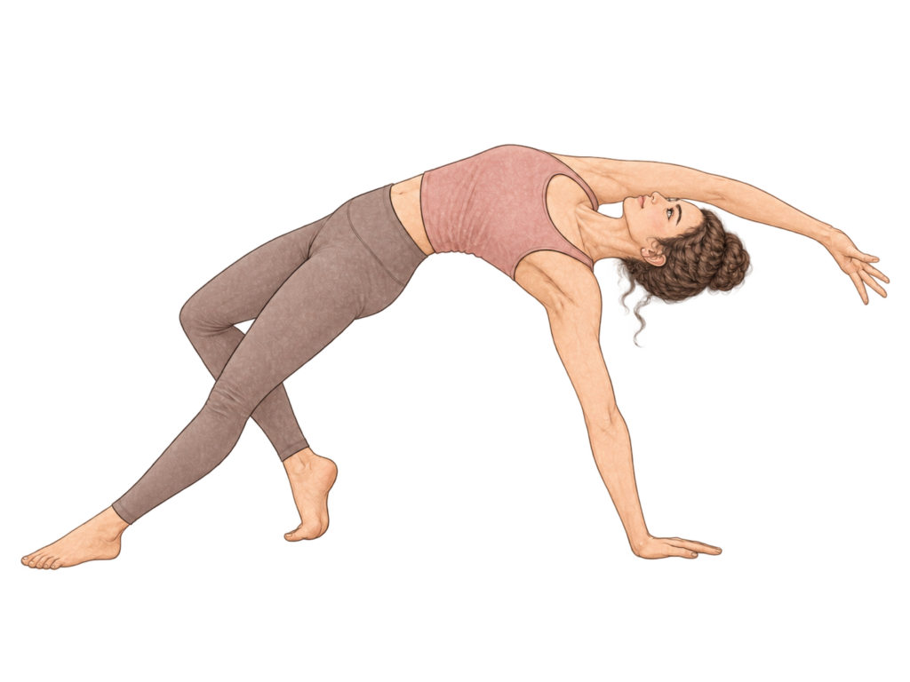 Camatkarasana, posture sauvage en yoga