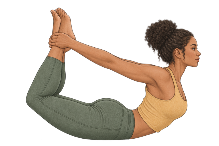Dhanurasana, posture de l’arc en yoga