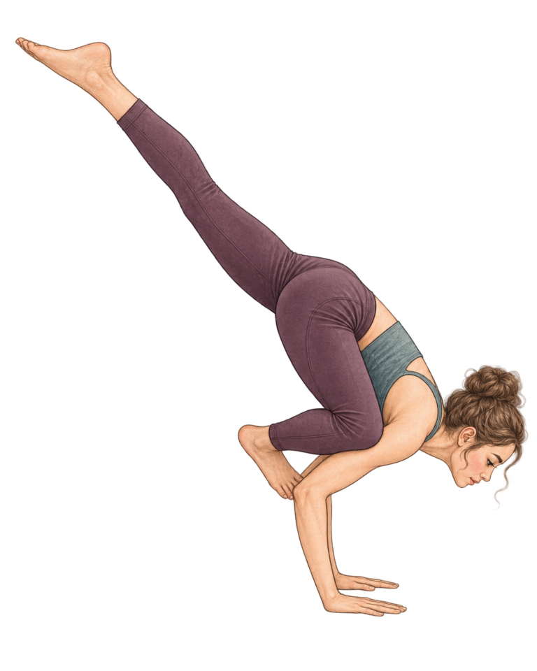 Eka Pada Galavasana, pigeon volant en yoga