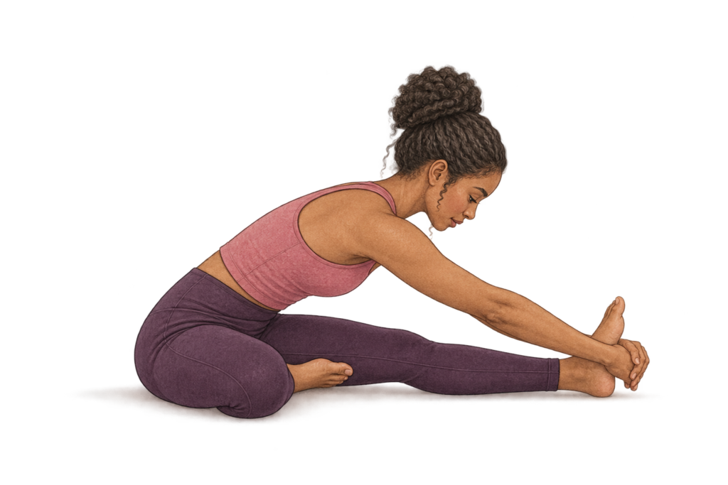 Janu Sirsasana, posture de la tête au genou