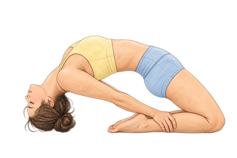 Laghu Vajrasana, petit diamant en yoga