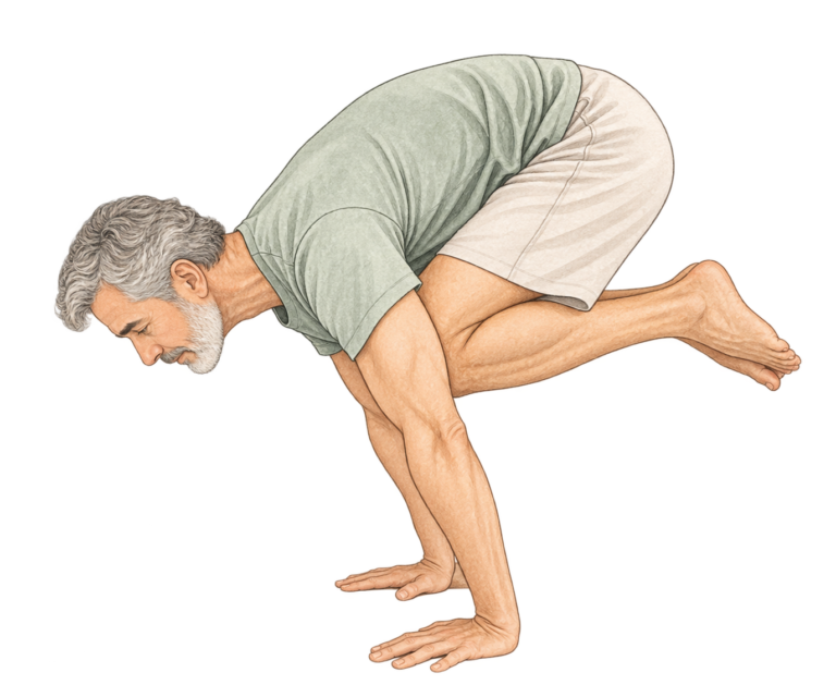 Lolasana, posture du pendentif en yoga
