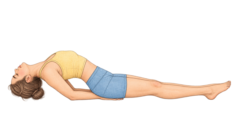Matsyasana, posture du poisson en yoga