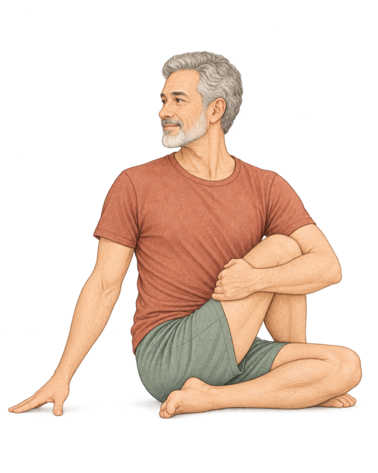 Matsyendrasana, torsion du seigneur des poissons