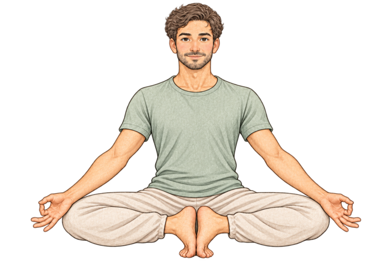 Mulabandhasana, posture du verrou racine