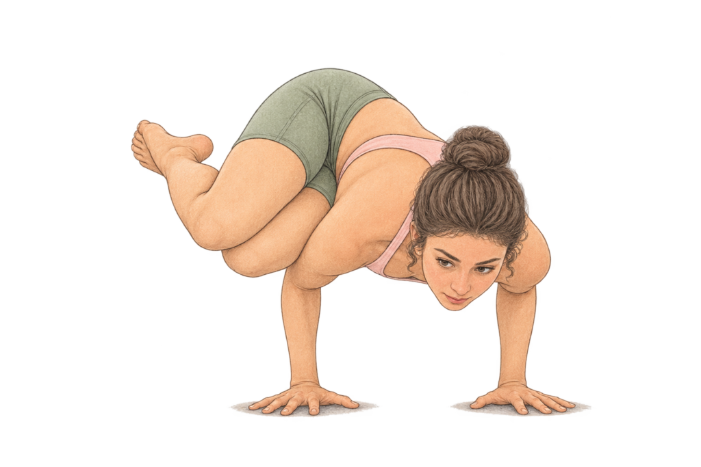 Parsva Bakasana, corbeau latéral en yoga