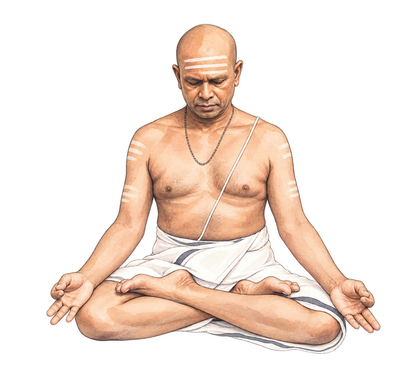 Illustration de K. Pattabhi Jois