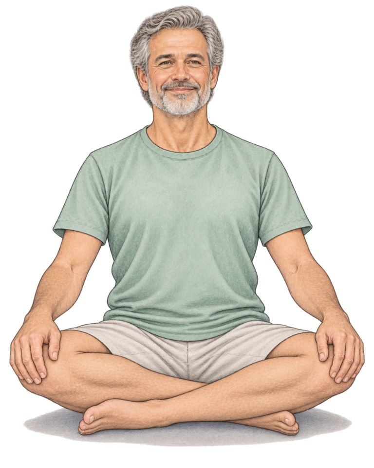 Svastikasana, posture auspicieuse en yoga