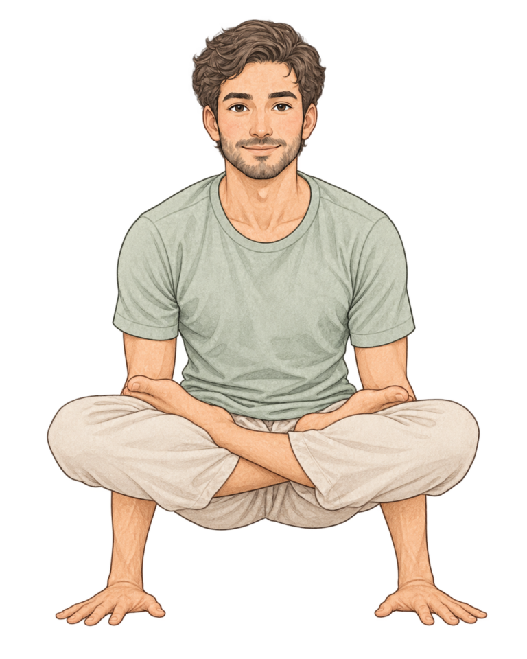Tolasana, posture de la balance en yoga