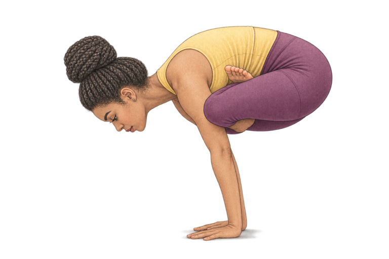 Urdhva Kukkutasana, coq levé en yoga